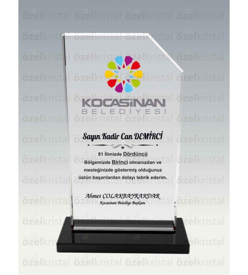 Kristal Plaket ŞLT009